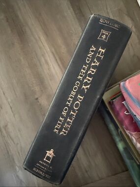 Scholastic Harry Potter & the Goblet of Fire -Year 4, Burnt Orange Gold on Spine